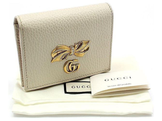 Gucci Cartera Marmont con lazo chapado en oro Blanco - vista 2