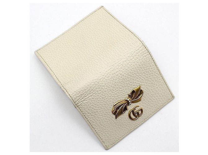Gucci Cartera Marmont con lazo chapado en oro Blanco - vista 3