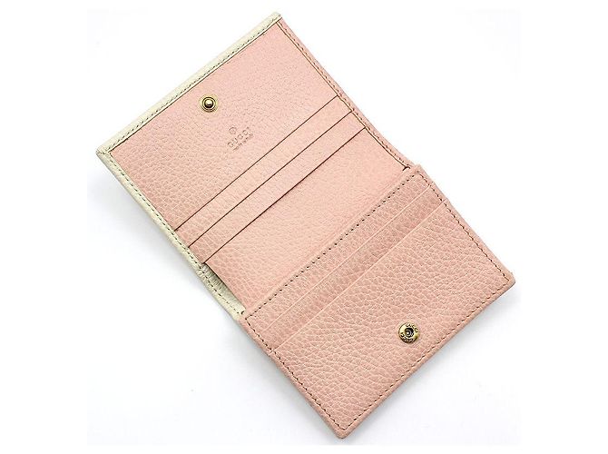 Gucci Cartera Marmont con lazo chapado en oro Blanco - vista 5