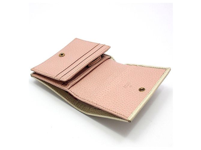 Gucci Cartera Marmont con lazo chapado en oro Blanco - vista 6