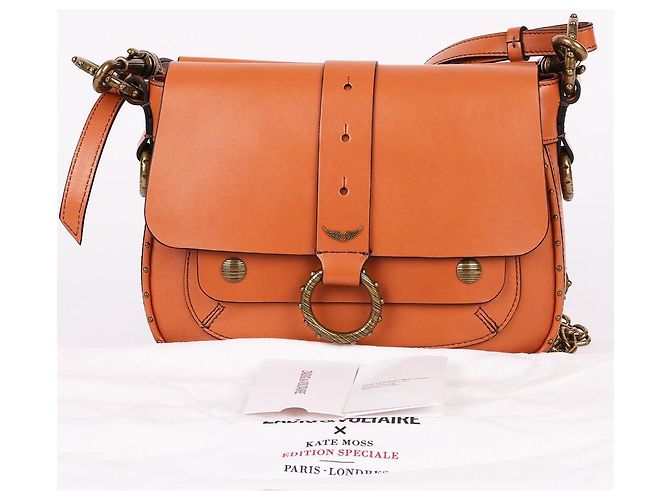 Zadig & Voltaire Borsa a Spalla con Catena Kate Brown Marrone - vista 12