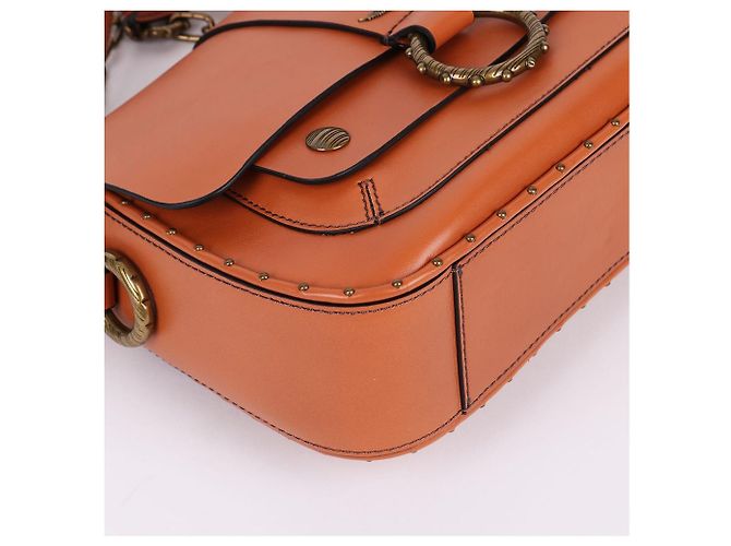 Zadig & Voltaire Borsa a Spalla con Catena Kate Brown Marrone - vista 9