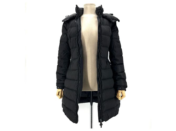 Chaqueta larga de plumón Moncler Chapal Negro - vista 3