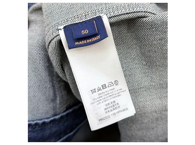 Louis Vuitton Monogramm Carpenter Denim-Jacke Blau - Ansicht 6
