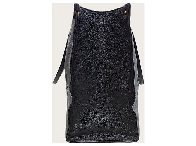 Louis Vuitton Borsa Tote Onthego in monogramma Empreinte nero - vista 4