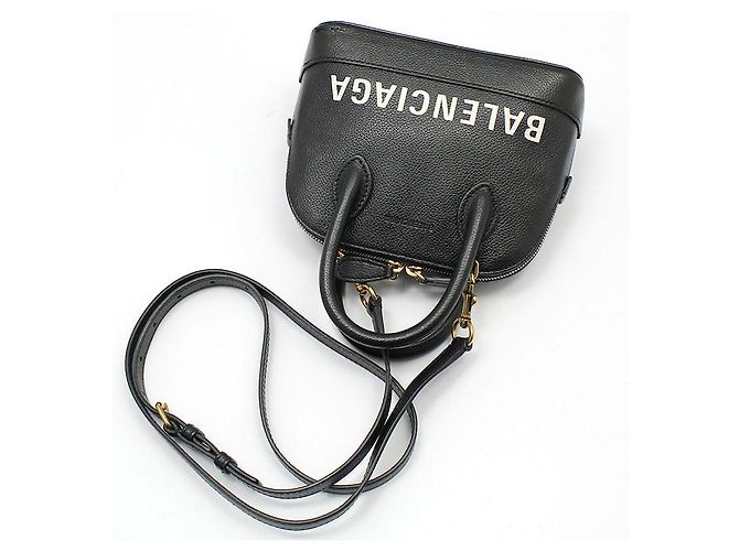 Balenciaga Borsa a tracolla XXS Black Billtop Handle Nero - vista 3