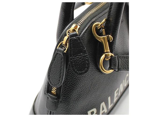 Balenciaga Borsa a tracolla XXS Black Billtop Handle Nero - vista 6