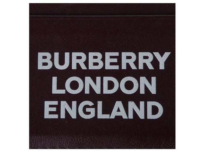 Burberry Logo Leather Card Holder Black - view 6