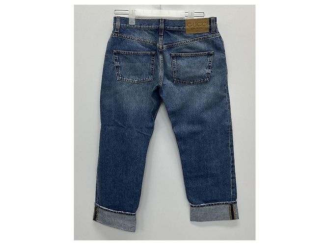 Gucci Pantaloni dritti in denim Multicolore - vista 2