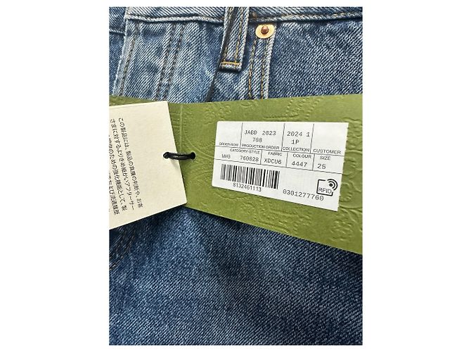 Gucci Pantaloni dritti in denim Multicolore - vista 7
