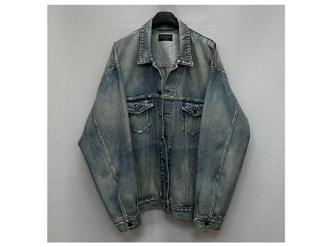Balenciaga Oversized Denim-Jacke Mehrfarben - Ansicht 4