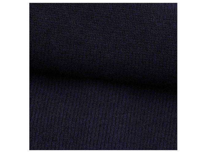 Comme Des Garcons Cardigan mit goldenem Herz-Patch Blau - Ansicht 5