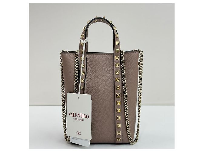 Valentino Borsa a tracolla mini Rockstud in pelle granulata Multicolore - vista 2