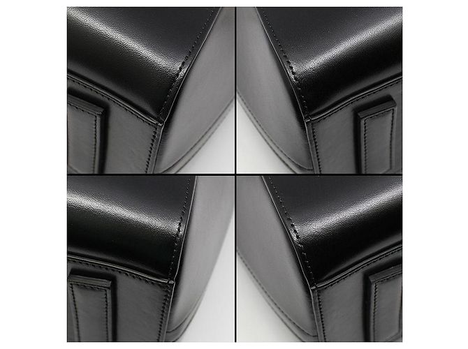 Givenchy Piccola borsa a tracolla Black Calfskin Glossy Gold Anti-Gona Nero - vista 11