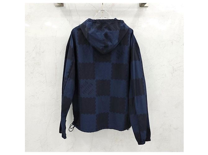 Louis Vuitton Jaqueta Anorak Corta-vento Damier Nigo Preto - vista 2