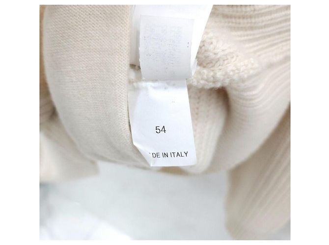 Brunello Cucinelli Beiger Kaschmir-Cardigan Weiß - Ansicht 5