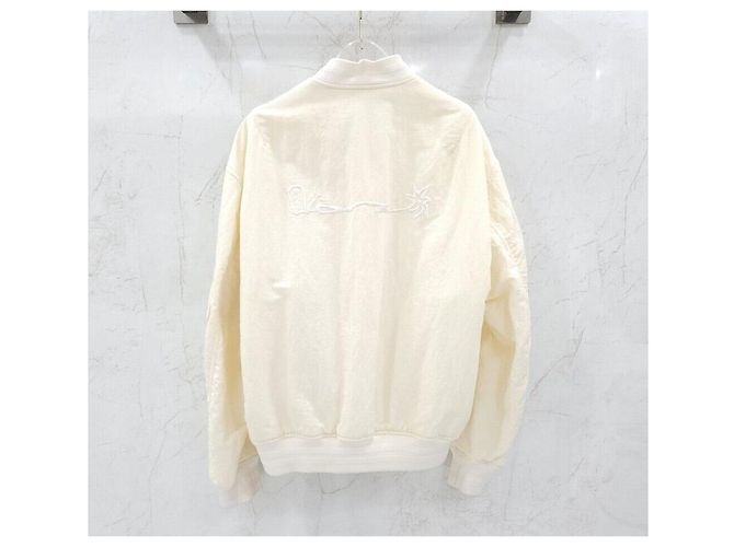Dior Cactus Jack Bomberjacke mit besticktem Logo Silber - Ansicht 2