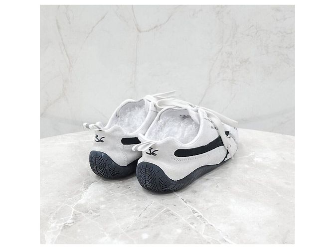Balenciaga Sneakers Puma Speedcat Suede Argento - vista 5