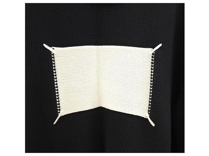 Maison Martin Margiela Strickware mit Rundhalsausschnitt Schwarz - Ansicht 4