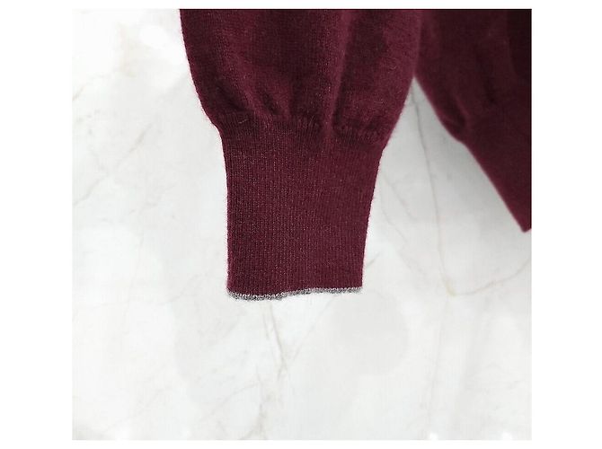 Brunello Cucinelli Cashmere-Strick mit V-Ausschnitt Schwarz - Ansicht 4