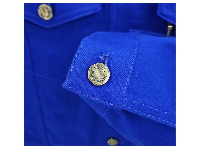 Louis Vuitton Giacca di jeans DNA Blue - vista 5