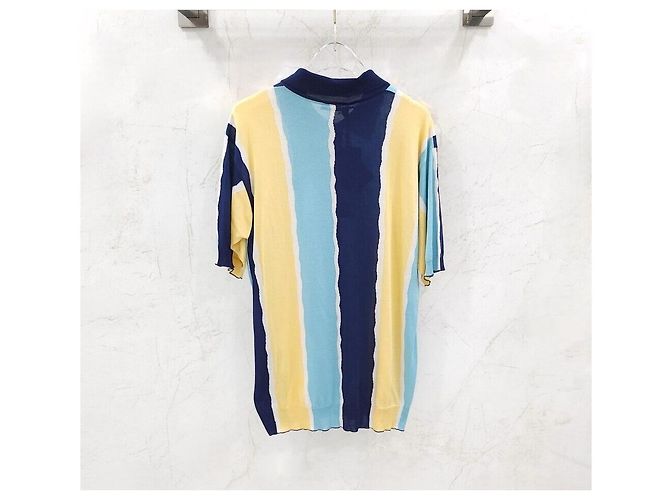 Prada Polo-Strick mit Logo-Streifen Mehrfarben - Ansicht 2