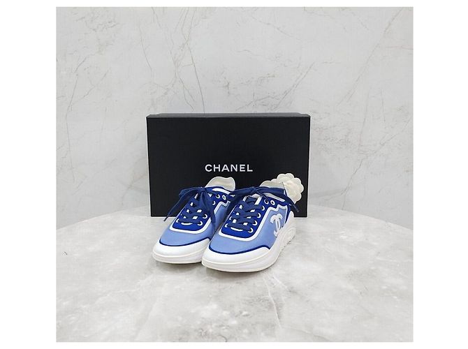 Chanel Sneakers in Lycra Mesh - vista 9