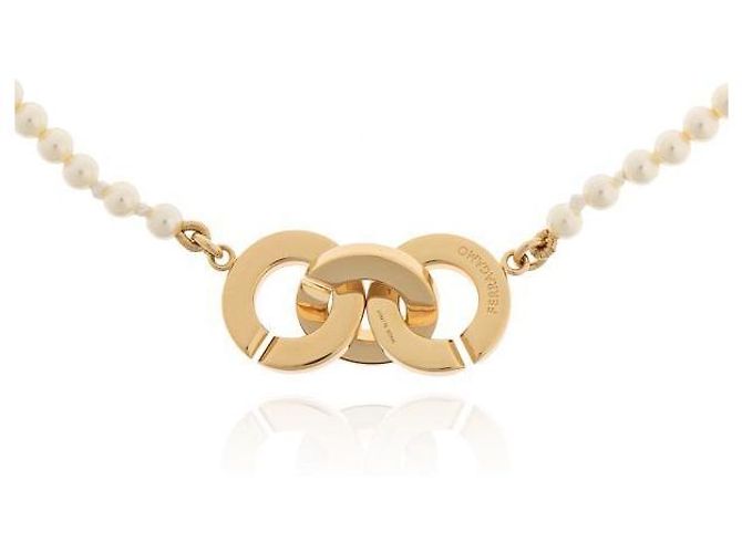 Salvatore Ferragamo Bracciale con Doppia Perla Bianco - vista 5