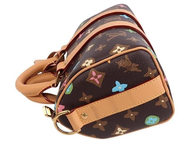 Louis Vuitton Bandoulière Keepall Monogram Chocolate Marrone - vista 4