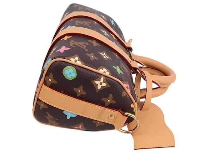 Louis Vuitton Bandoulière Keepall Monogram Chocolate Marrone - vista 5