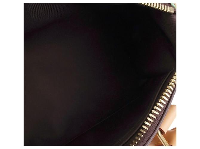 Louis Vuitton Bandoulière Keepall Monogram Chocolate Marrone - vista 7