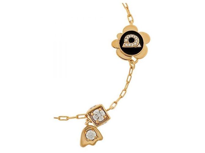 Salvatore Ferragamo Pulsera con charm Gancini - vista 4
