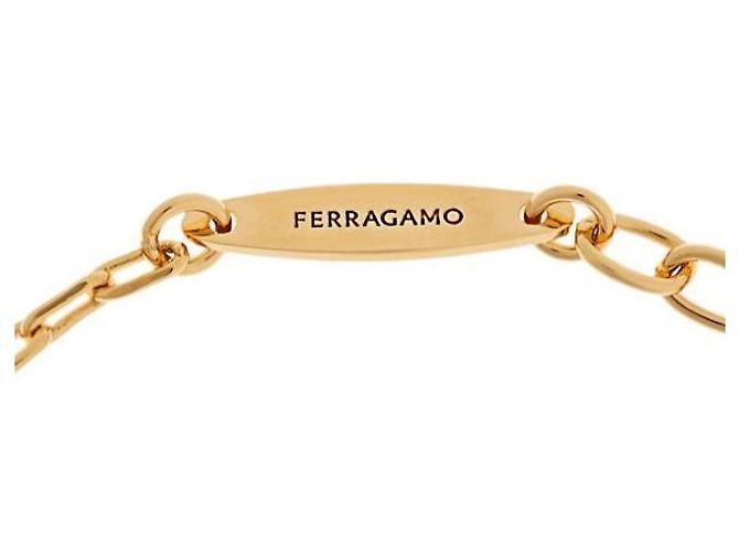 Salvatore Ferragamo Pulsera con charm Gancini - vista 5