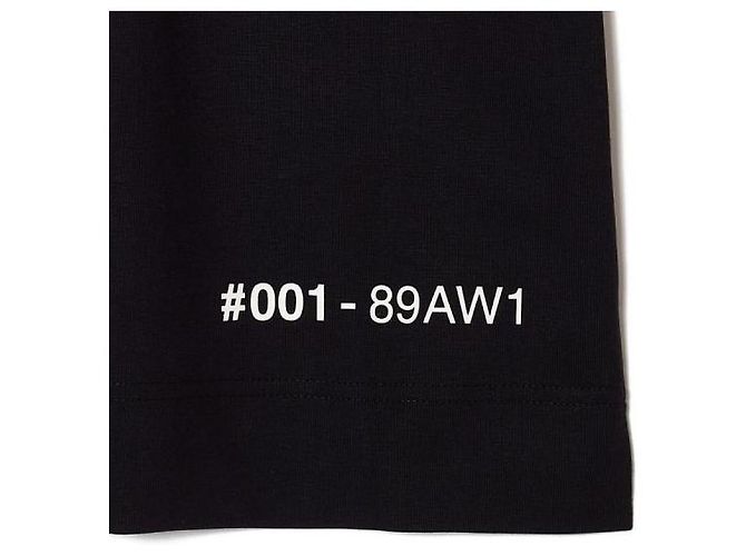 Moncler Grenoble Logo Baumwoll-T-Shirt Schwarz - Ansicht 10