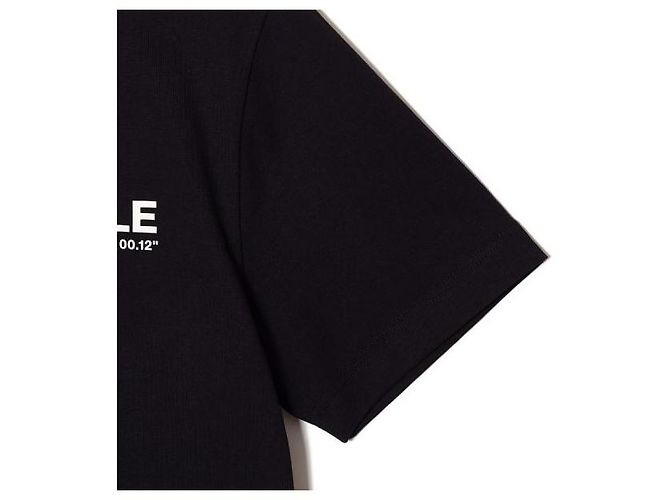 Moncler Grenoble Logo Baumwoll-T-Shirt Schwarz - Ansicht 6