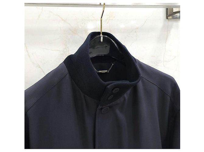 Dior Giacca Icon Harrington in cotone e seta Nero - vista 4