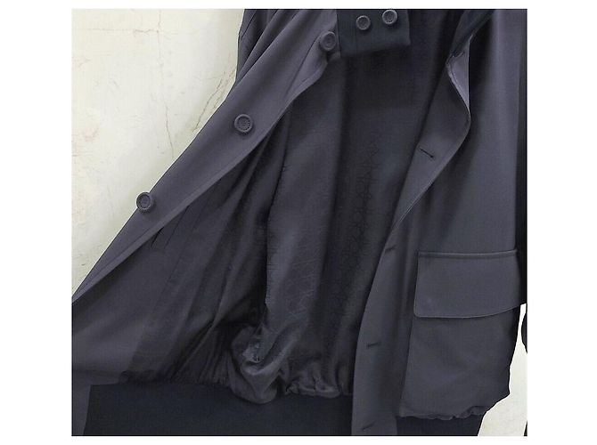 Dior Giacca Icon Harrington in cotone e seta Nero - vista 5
