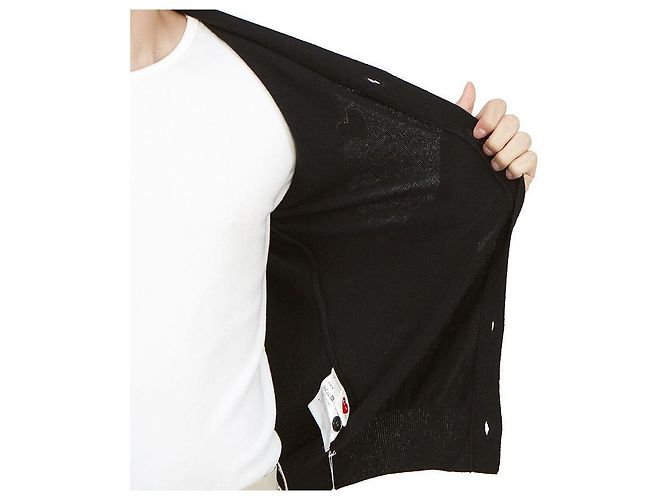 Comme Des Garcons Cardigan Gold Badge AX (Unisex) Weiß - Ansicht 11