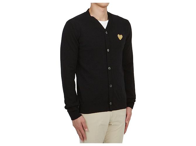 Comme Des Garcons Cardigan Gold Badge AX (Unisex) Weiß - Ansicht 4