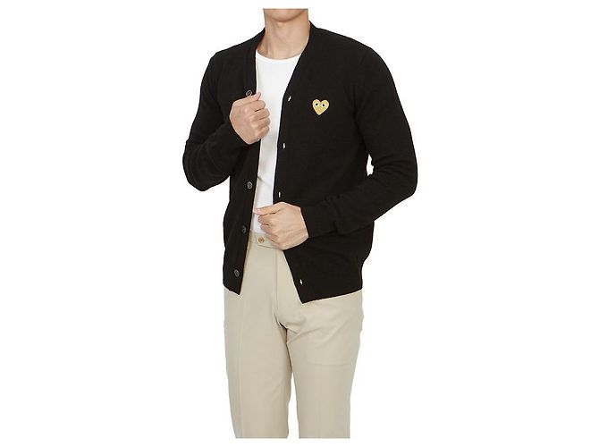 Comme Des Garcons Cardigan Gold Badge AX (Unisex) Weiß - Ansicht 6
