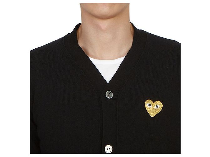 Comme Des Garcons Cardigan Gold Badge AX (Unisex) Weiß - Ansicht 7