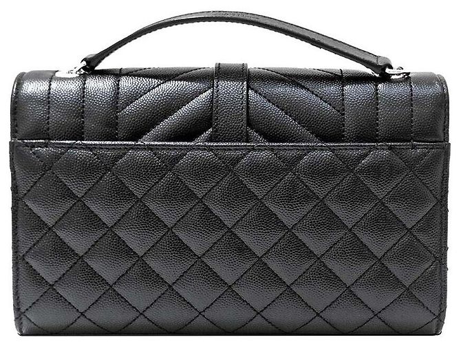 Saint Laurent Borsa a tracolla con catena Monogram Nero - vista 2