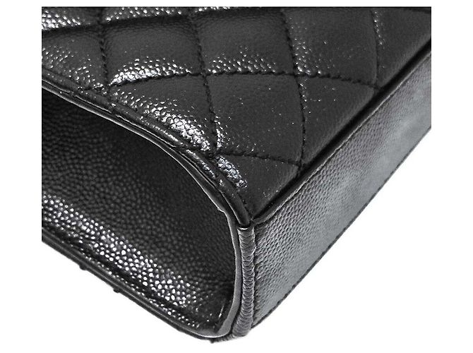 Saint Laurent Borsa a tracolla con catena Monogram Nero - vista 5