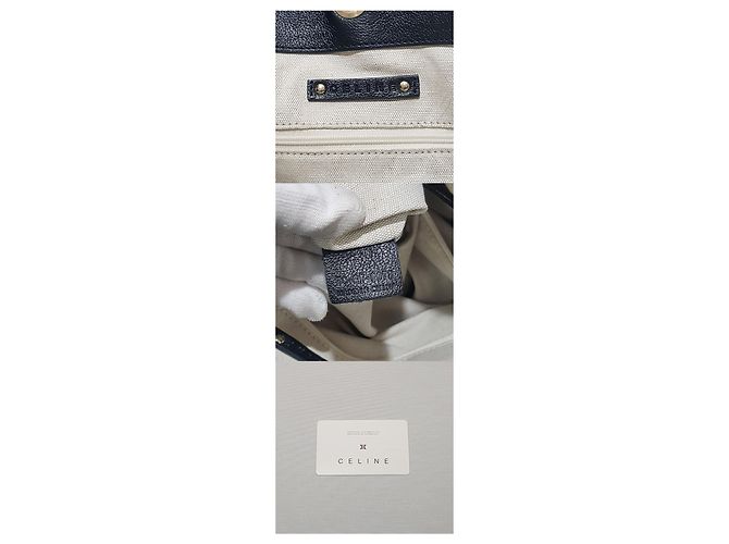 Céline Vintage große Schultertasche Silber - Ansicht 10