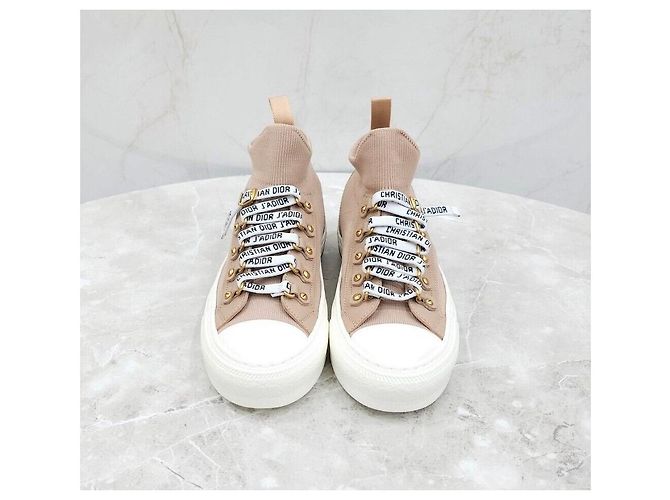 Dior Work High-Top Sneaker aus Strick - Ansicht 2
