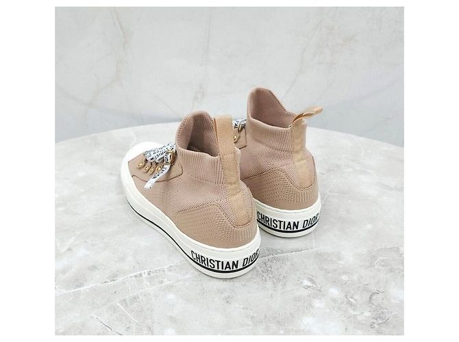 Dior Work High-Top Sneaker aus Strick - Ansicht 4