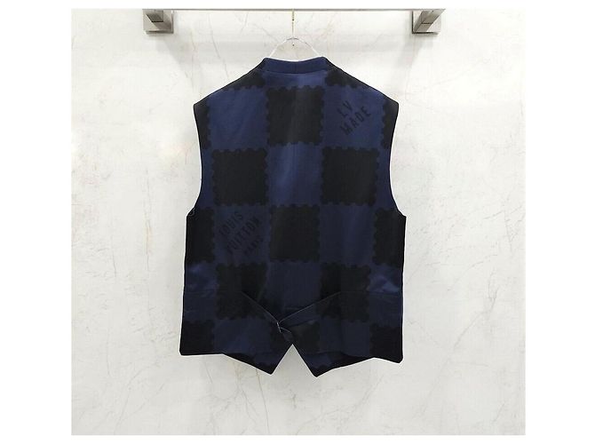 Louis Vuitton NIGO Limited Edition Damier Giant Weste Schwarz - Ansicht 2
