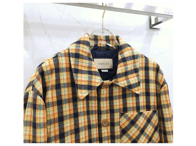 Gucci Multicolor Wool Check Jacket - view 4