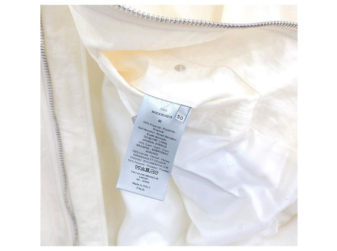 Dior Cactus Jack Bomberjacke mit besticktem Logo Silber - Ansicht 8