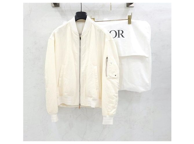 Dior Cactus Jack Bomberjacke mit besticktem Logo Silber - Ansicht 9